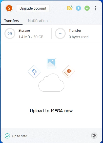 MEGASync — screenshot 1
